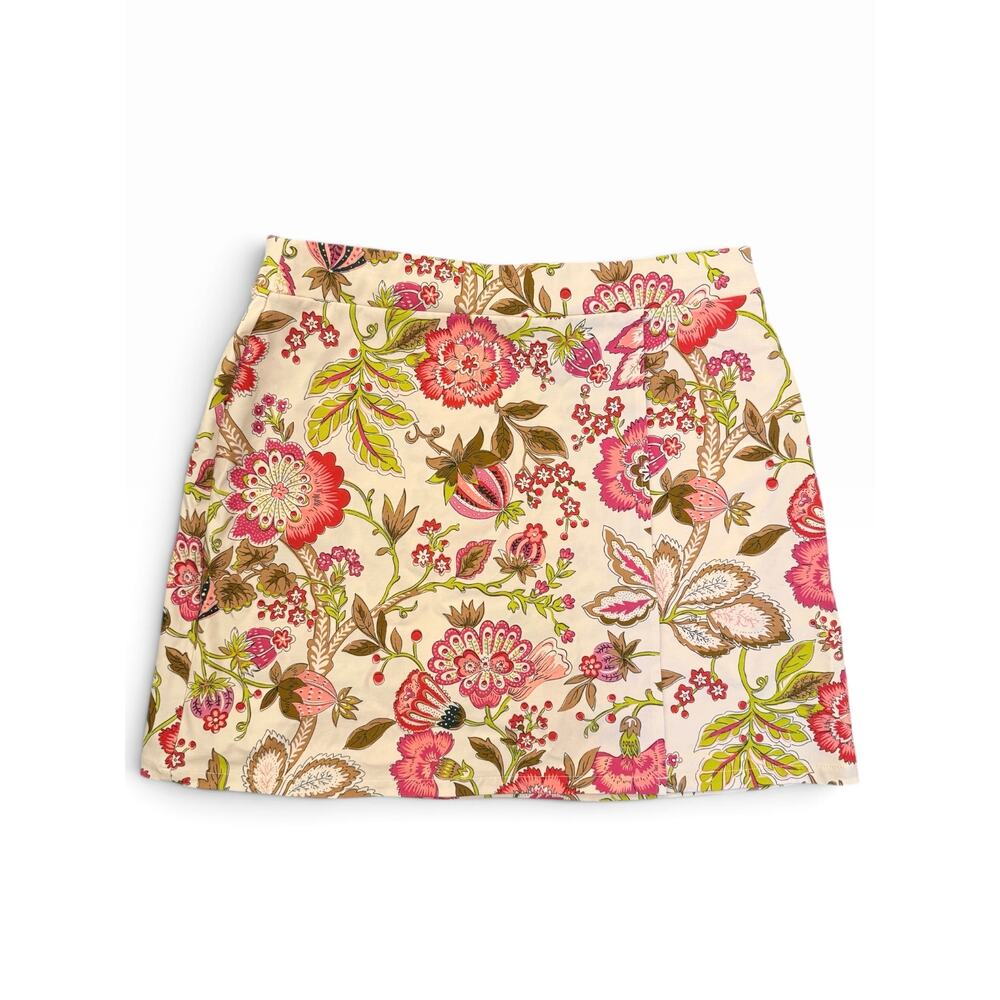 Spartina 449 Floral Skort Women’s XL Pink Green Botanical Resort Golf - Picture 9 of 9